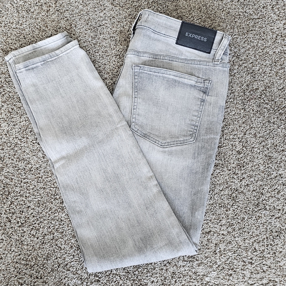 Express Light Gray Jeans - Men's 30x30